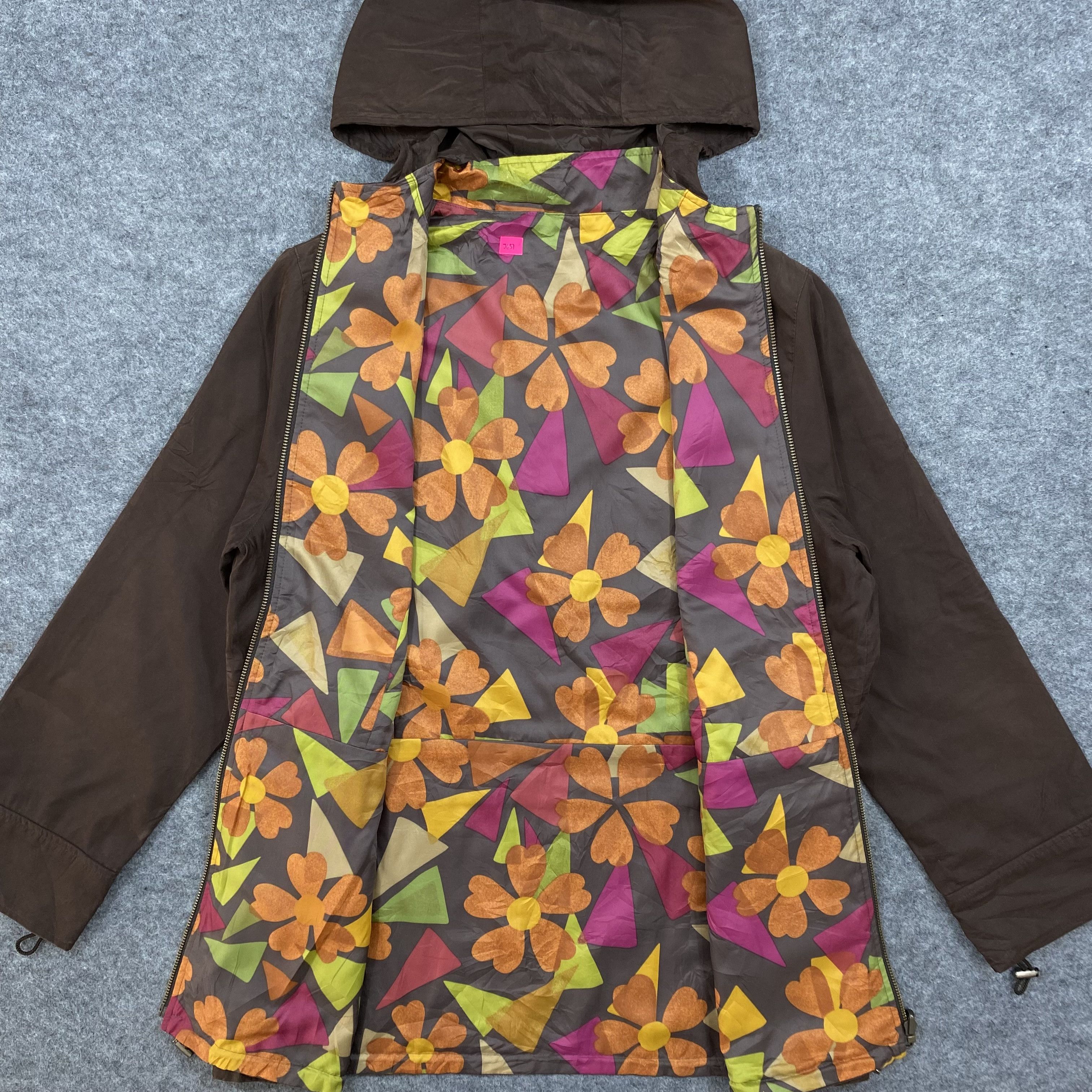 Japanese Brand Vintage GIVY Japan Full Print Floral Lining Jacket-J657 Size US M / EU 48-50 / 2 - 3 Thumbnail