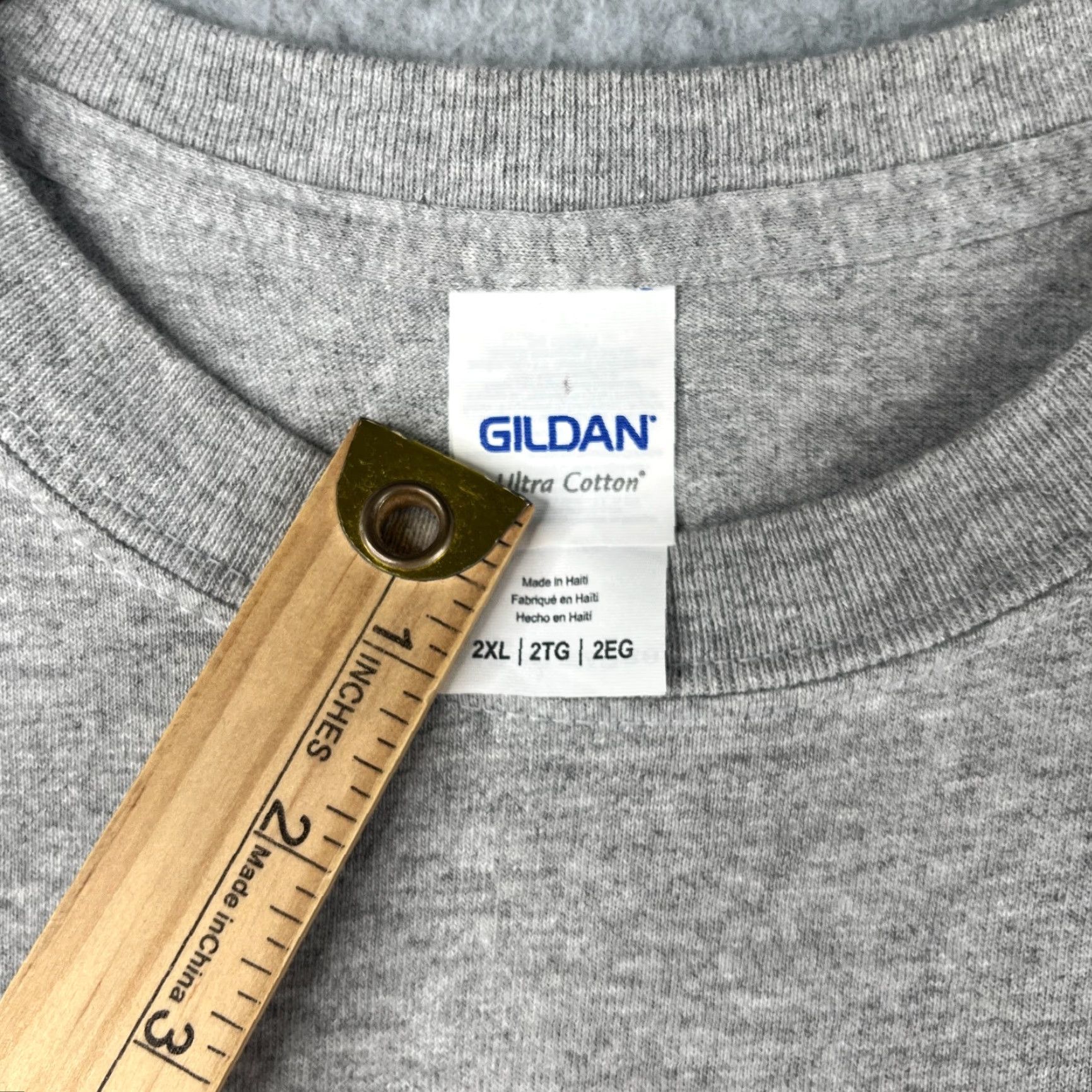 Gildan New England Patiots 2017 Superbowl Champions T Shirt Graphic Print Gray Mens 2XL Size US XXL / EU 58 / 5 - 3 Thumbnail
