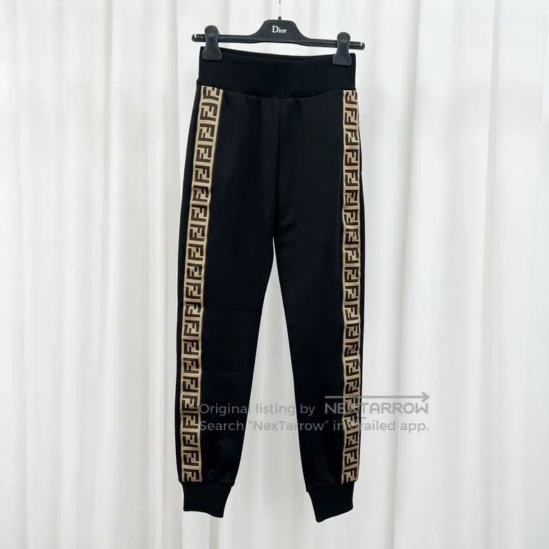 Fendi Fendi Double F Stripe Casual Sport Pants Size 25" / US 0 / IT 36 - 1 Thumbnail