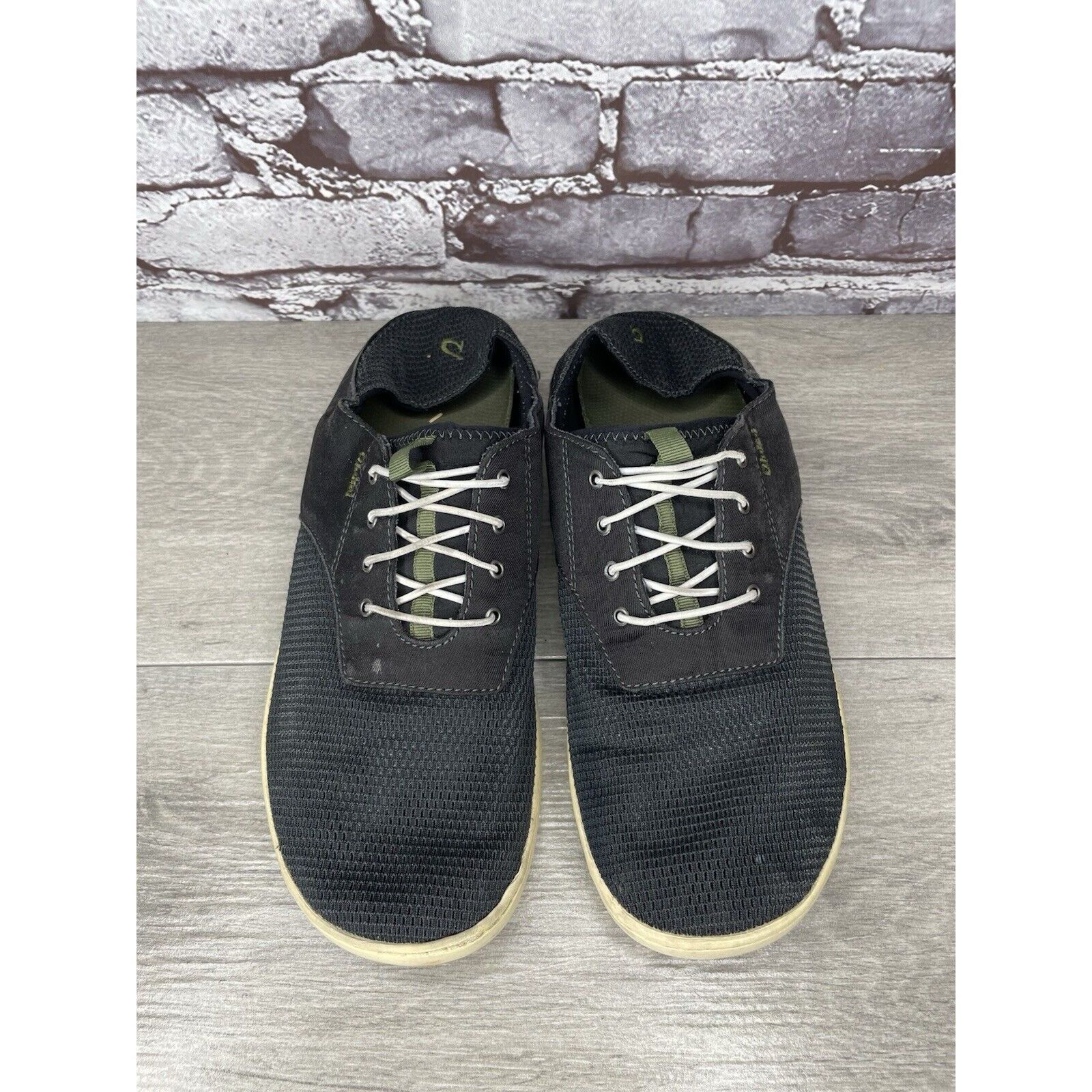 Olukai Olukai Nohea Moku Blue Grey Mesh Textile Casual Loafers Shoe Size US 10 / IT 40 - 1 Thumbnail