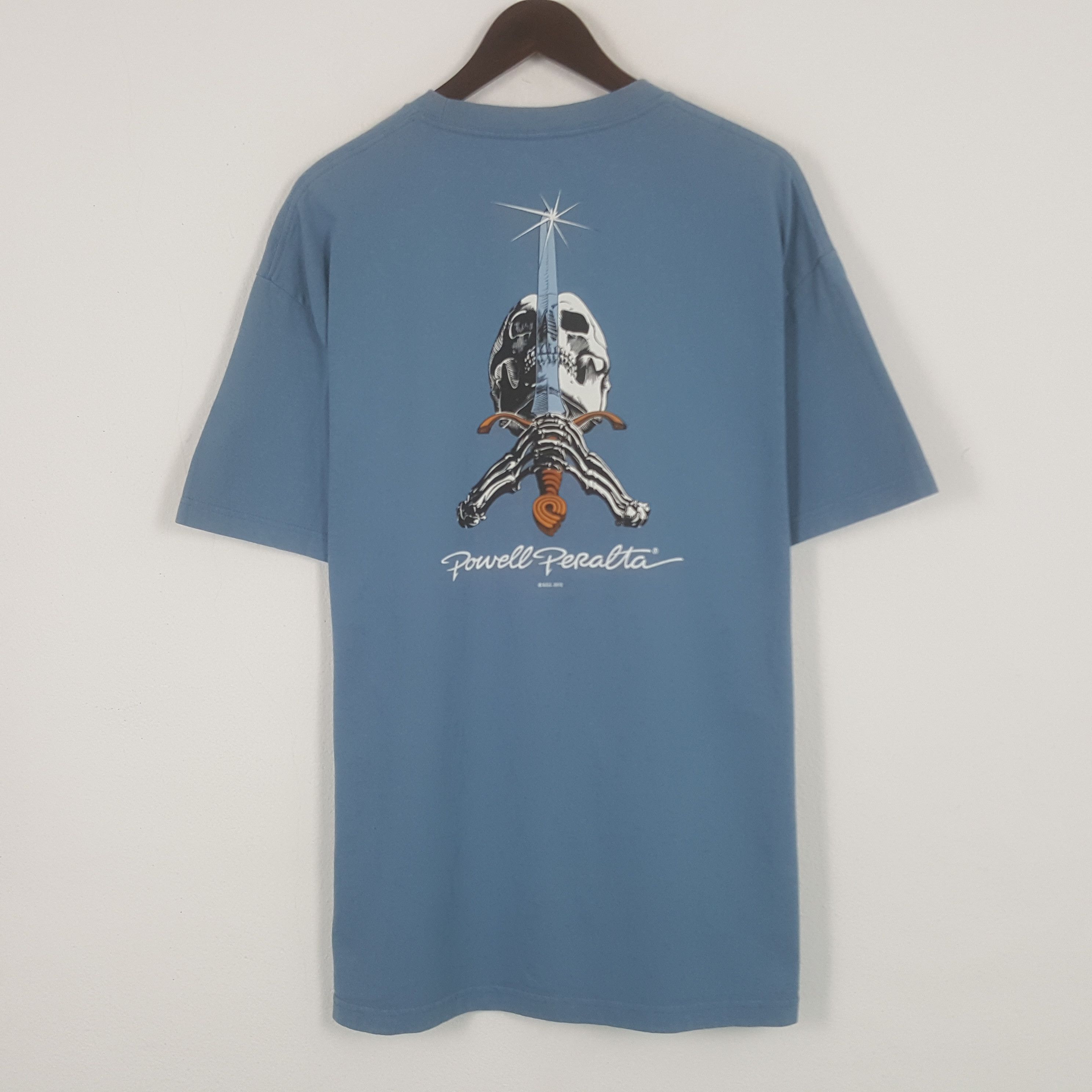 image of Powell Peralta x Vintage Powell & Peralta Tshirt in Blue, Men's (Size XL)