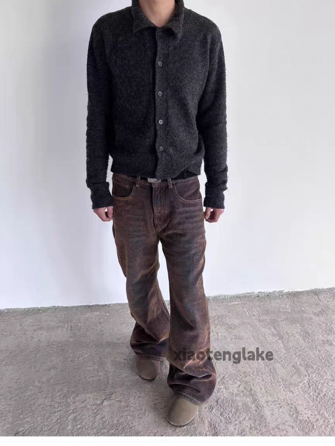 Vintage xtl utility flock punk grunge bootcut flared cleanfit pants Size US 34 / EU 50 - 4 Thumbnail