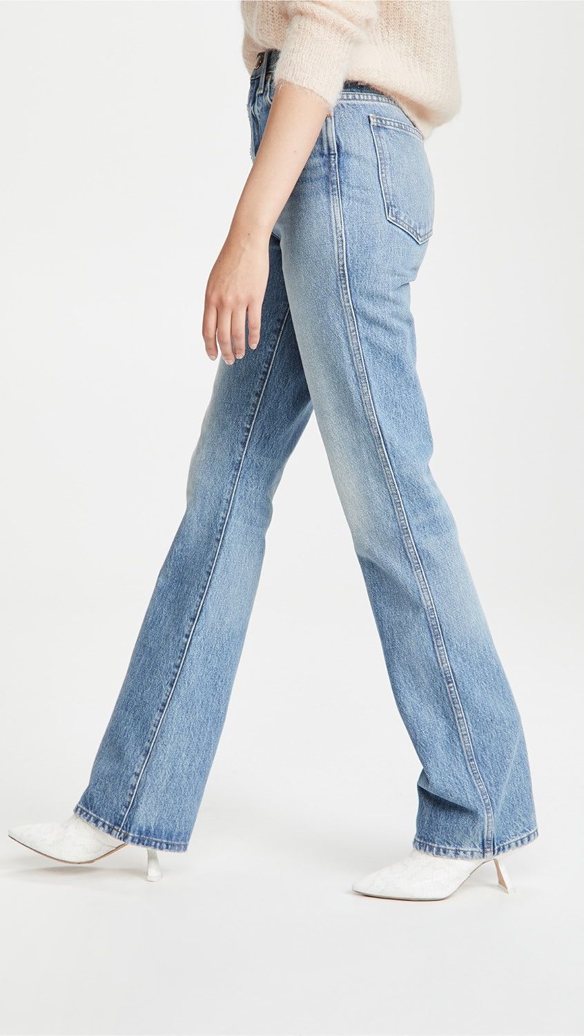 KHAITE o1s22i1n0724 Stretchy Danielle Jeans in Blue Size 26" / US 2 / IT 38 - 3 Thumbnail