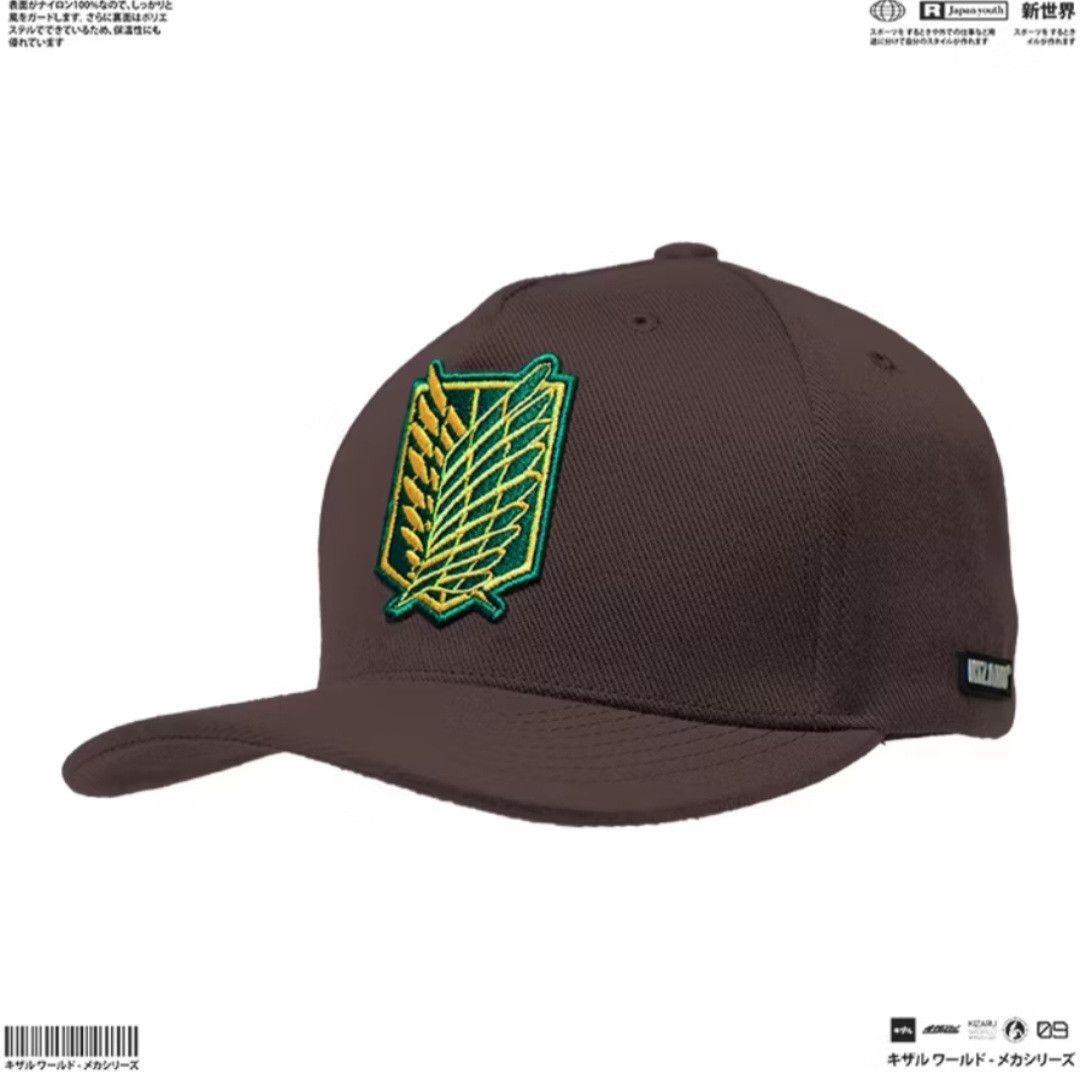 Anime Attack on titans brown cap Size ONE SIZE - 3 Thumbnail