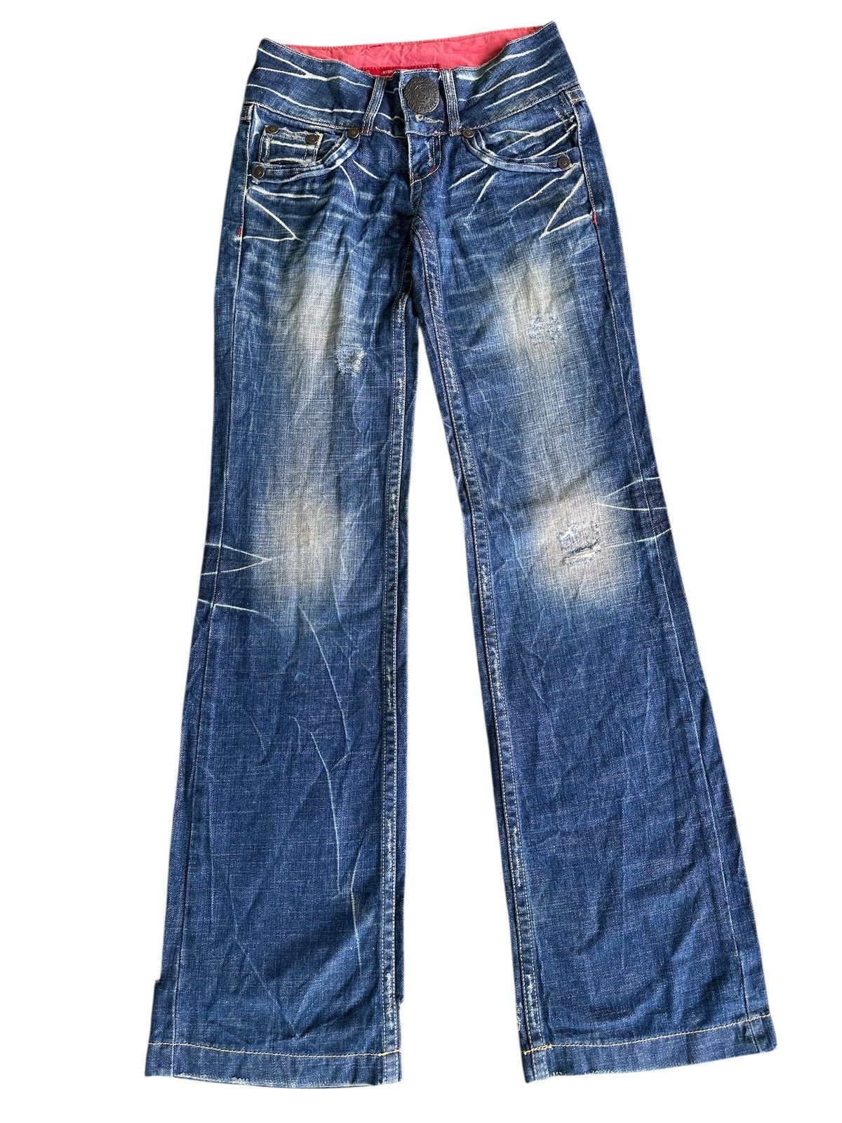 Japanese Brand Flare 💥🎌 RedPepper Bootcut BlueWashed 🎌💥 Size 28" / US 6 / IT 42 - 1 Thumbnail