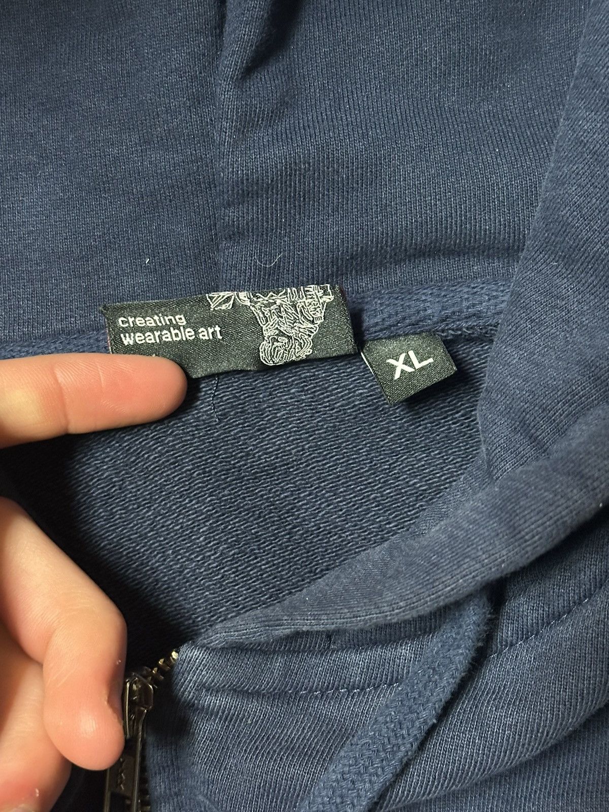 Derschutze Sashiko zip up Size US XL / EU 56 / 4 - 4 Thumbnail