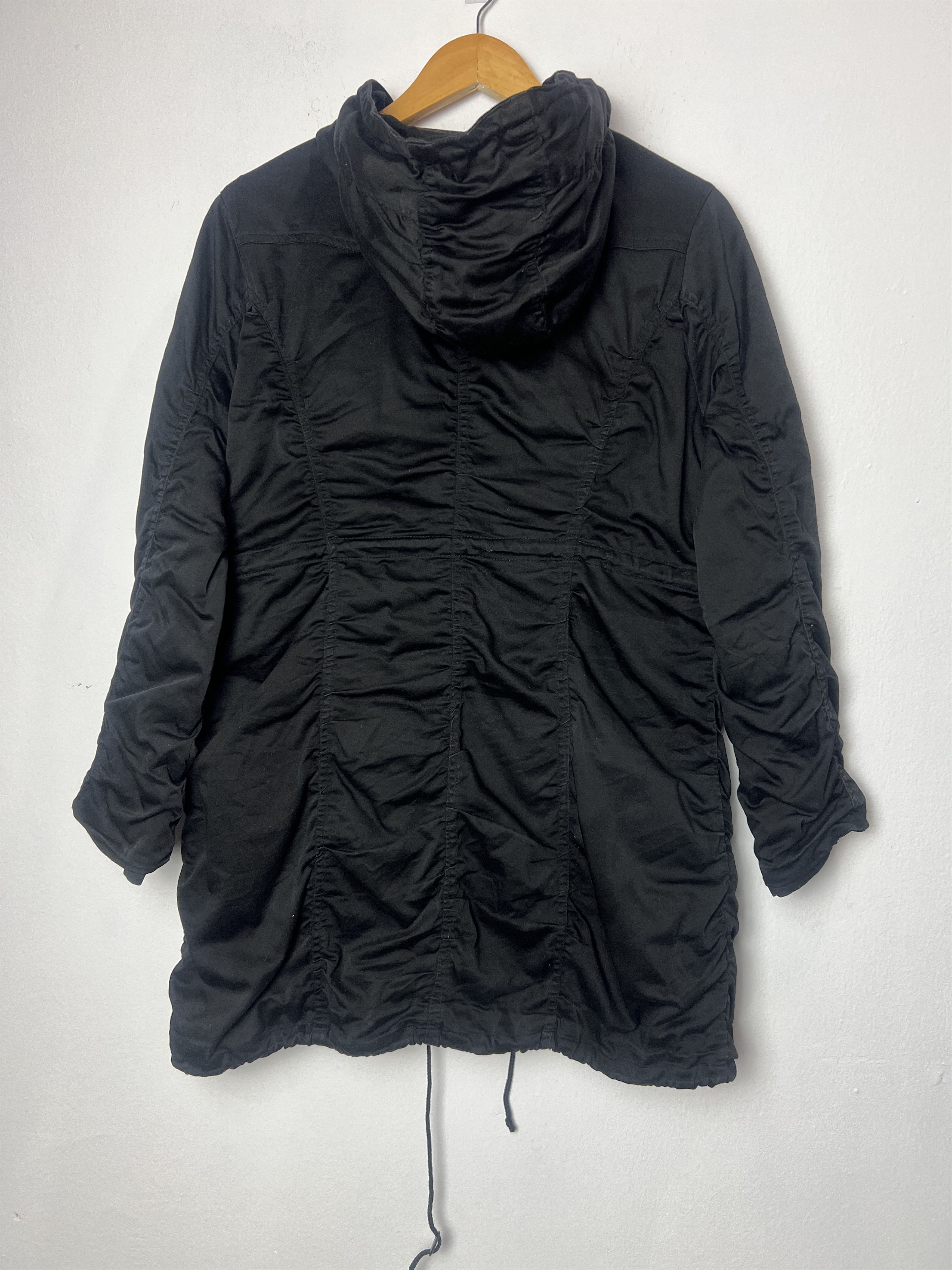 14th Addiction Meubles De Monde Shirring Puckering Cinched Hooded Jacket Size US M / EU 48-50 / 2 - 2 Thumbnail
