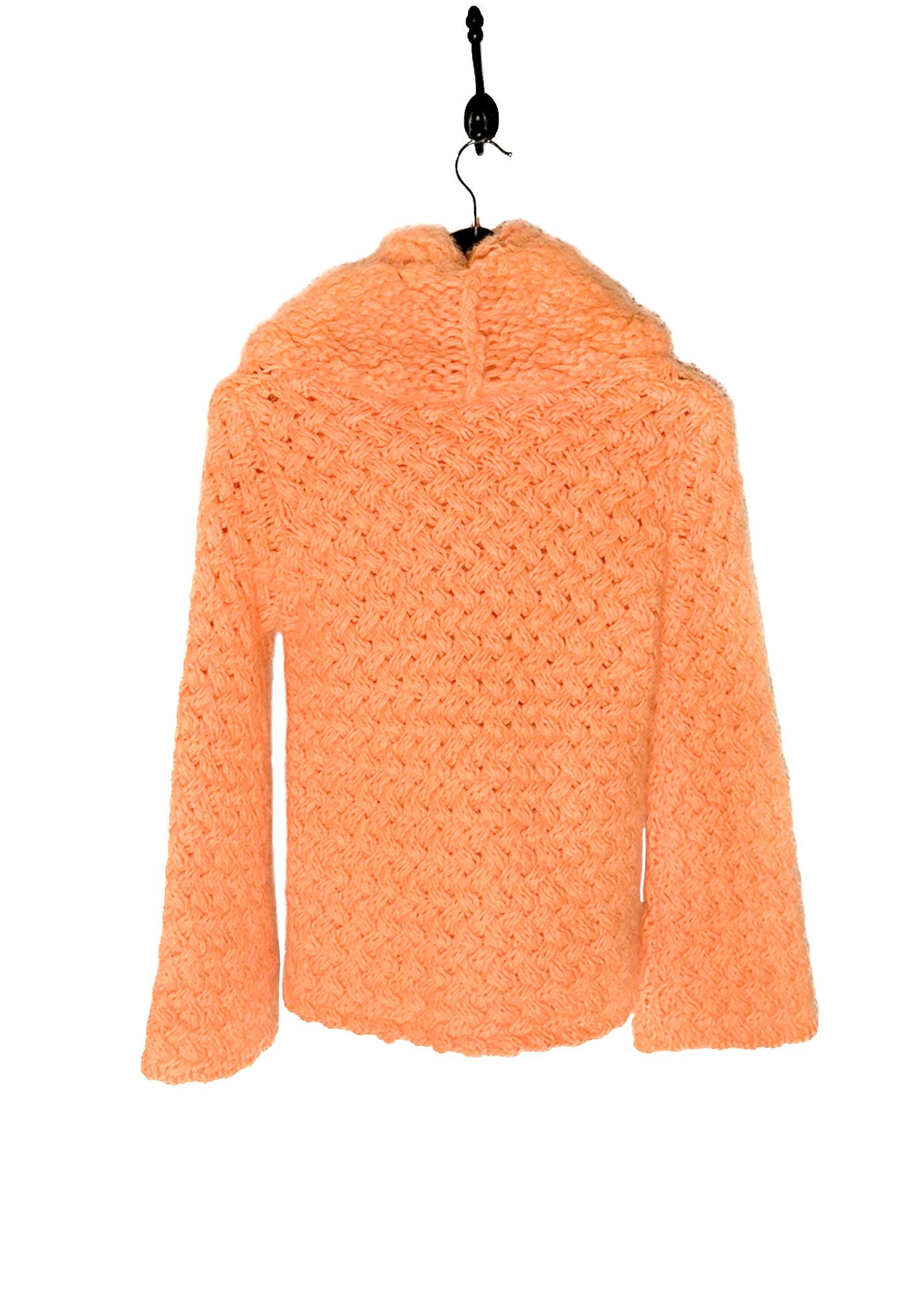 Lanvin Lanvin Orange Wool Angora Turtleneck Sweater Size M / US 6-8 / IT 42-44 - 3 Thumbnail
