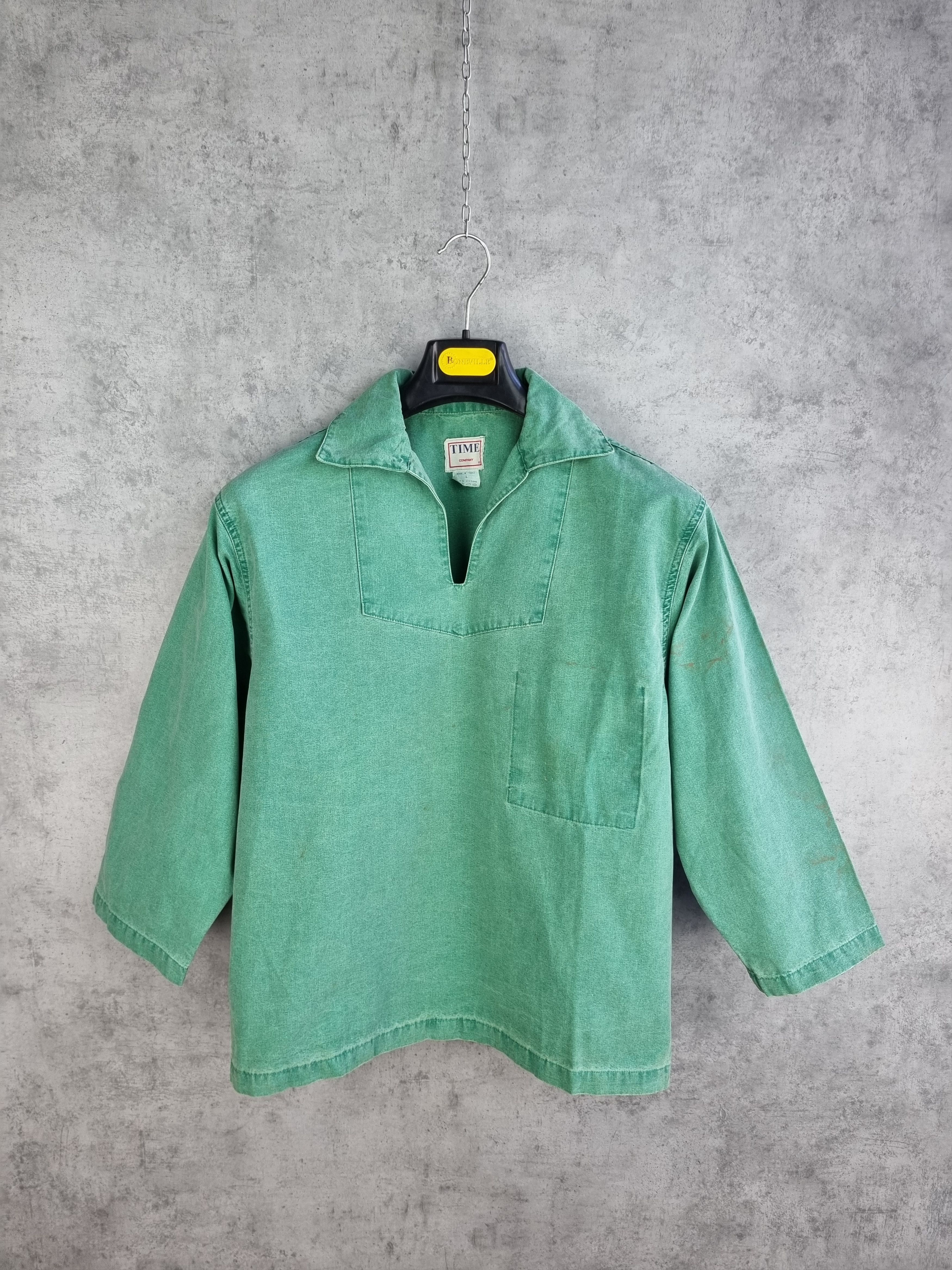 Le Laboureur × Vetra 90s Vintage French Chore Worker Fisherman Overshirt Size US M / EU 48-50 / 2 - 6 Thumbnail