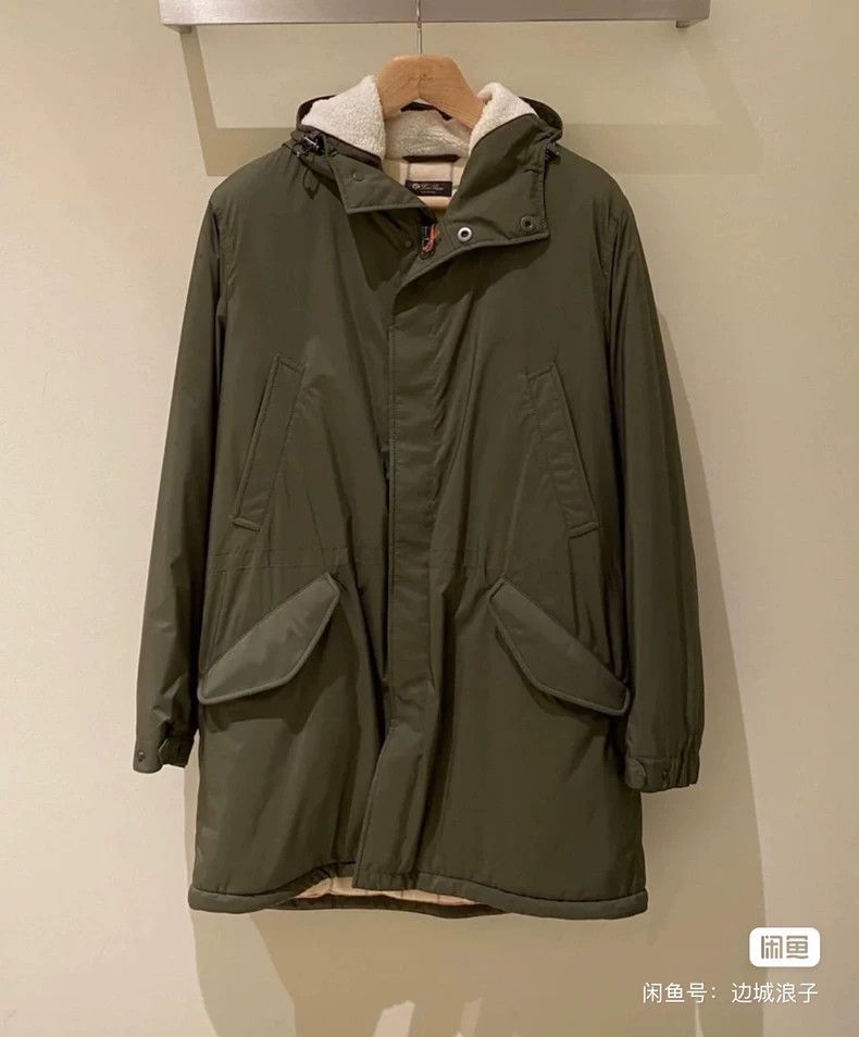 Loro Piana LORO PIANA Cashmere weatherproof parka with hood, tech wat Size US M / EU 48-50 / 2 - 1 Thumbnail