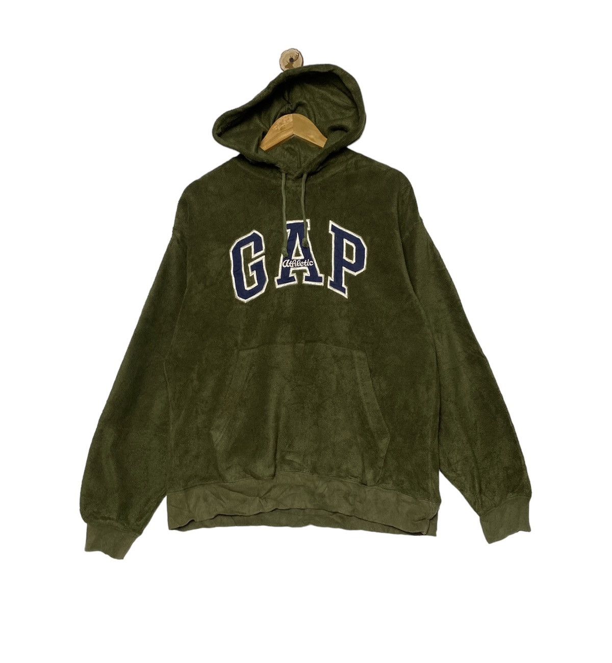 Gap × Vintage Vintage Gap Embroidered Fleece Hoodies Size US L / EU 52-54 / 3 - 1 Thumbnail
