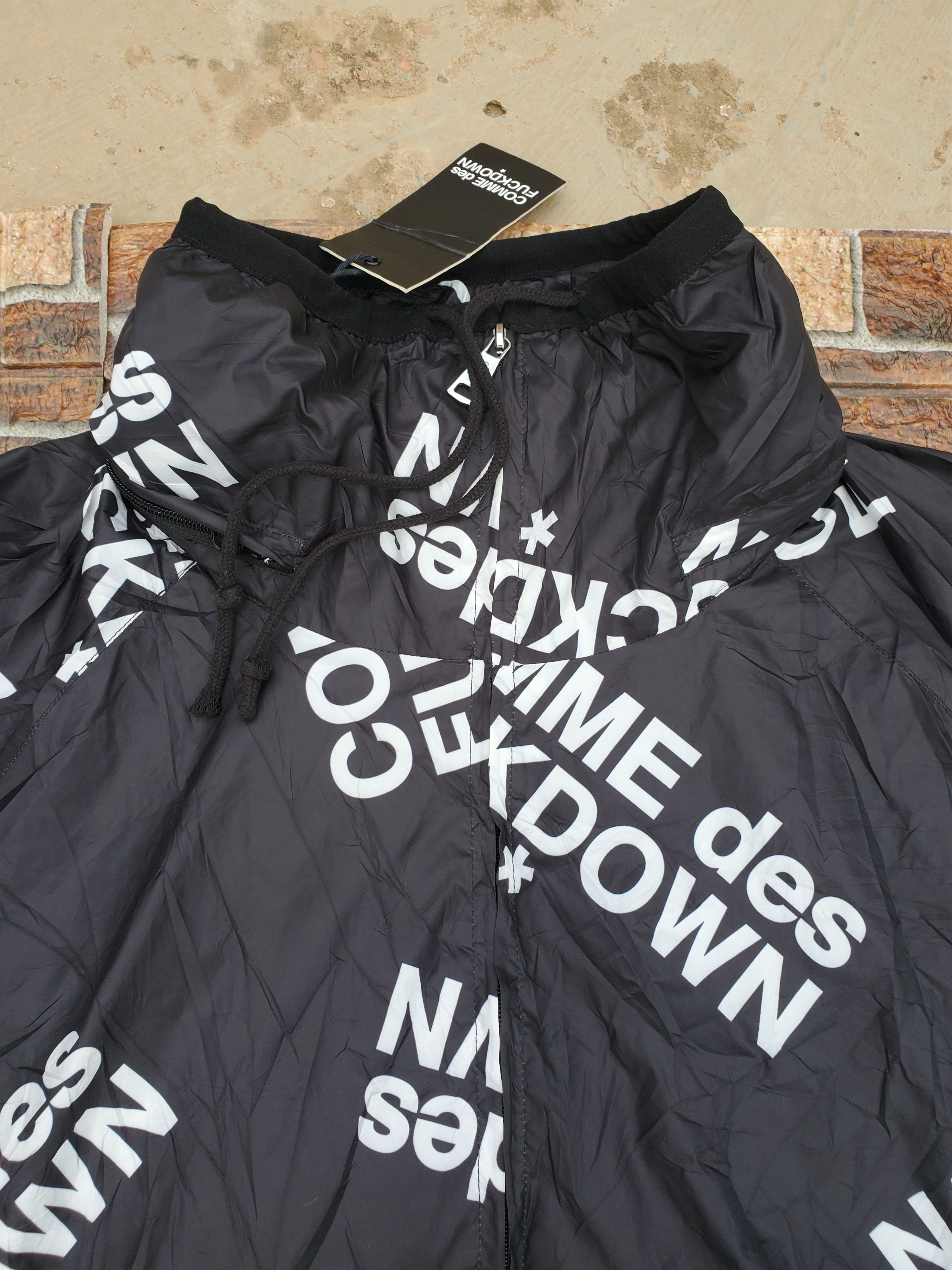 Japanese Brand Comme des Fuck Down windbreaker jacket Size US L / EU 52-54 / 3 - 7 Thumbnail