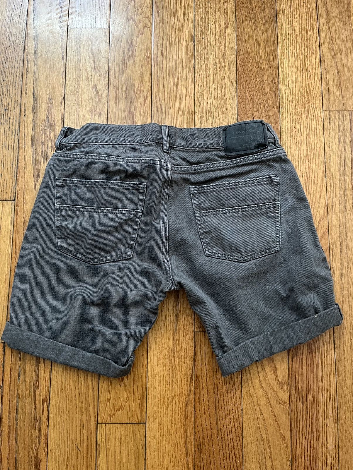 Frank & Oak Dark grey denim shorts Size US 32 / EU 48 - 4 Thumbnail