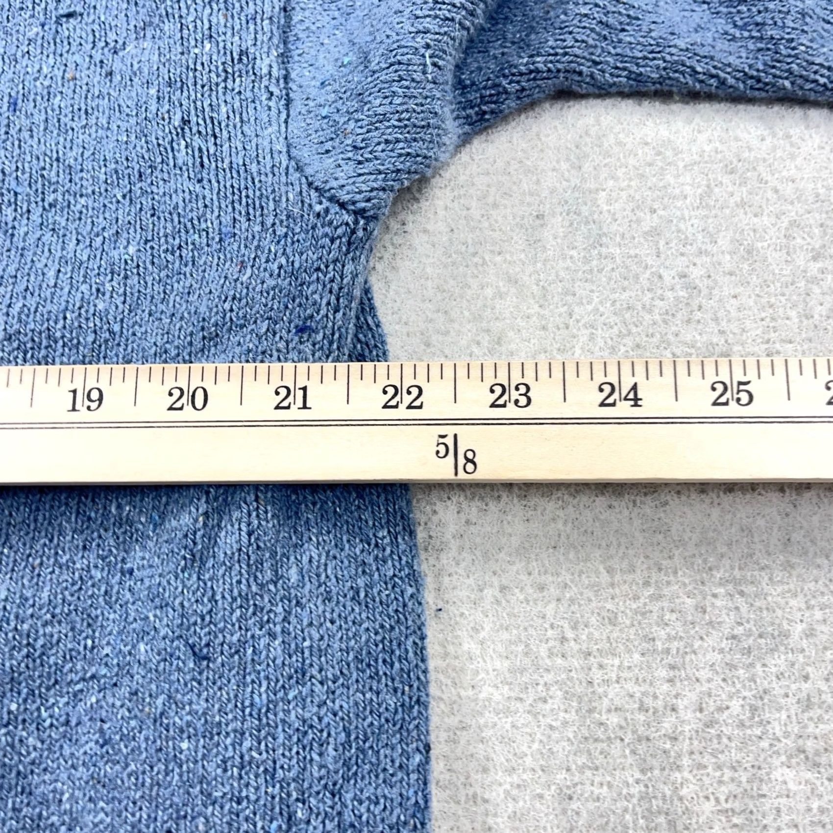 Polo Ralph Lauren VINTAGE Polo Ralph Lauren Sweater Men L Blue Heavy Knit CrewNeck Rib Pocket VTG Y2K Size US L / EU 52-54 / 3 - 7 Thumbnail