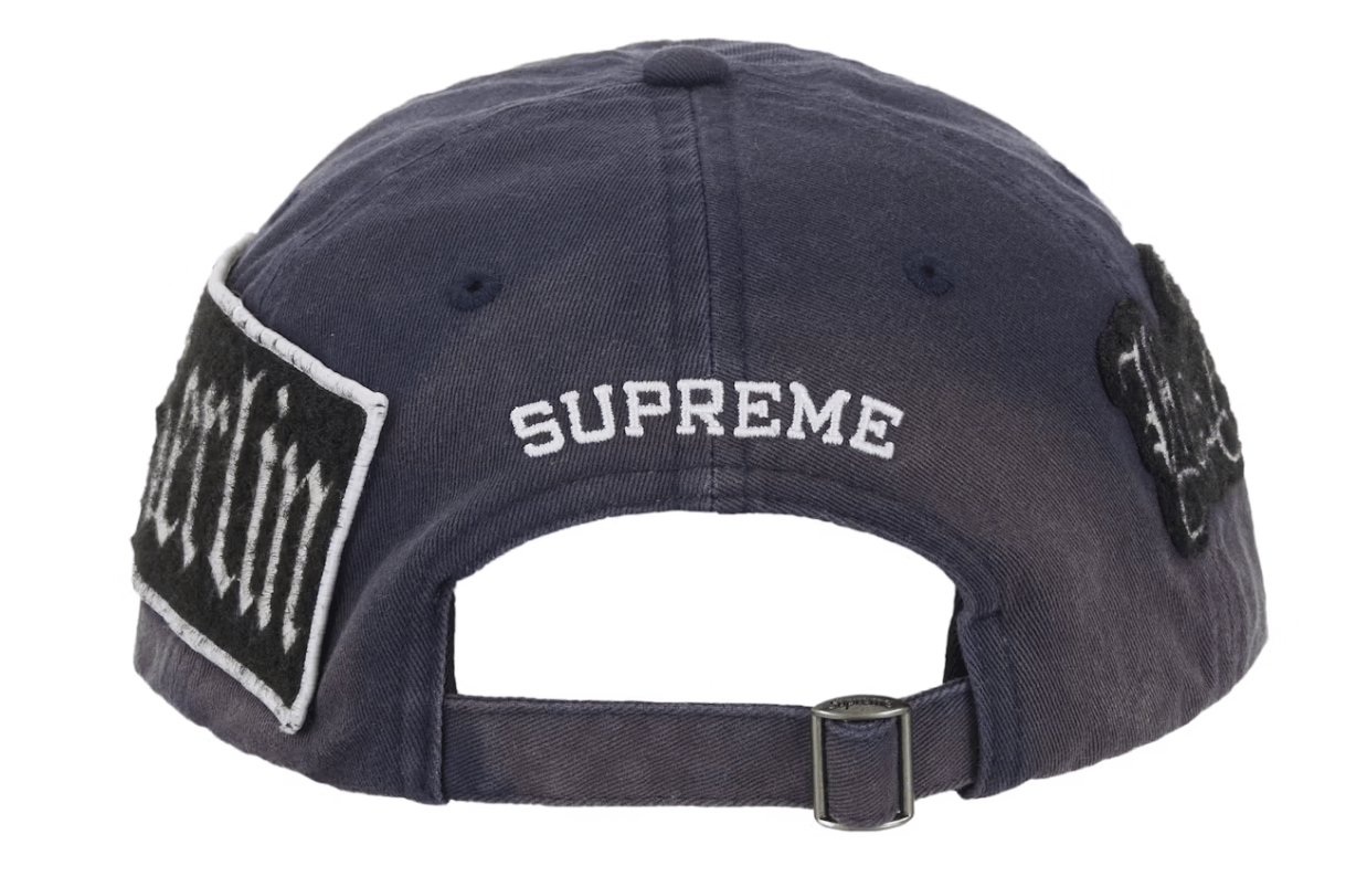 Supreme Supreme City Patches 6-Panel Hat Navy Size ONE SIZE - 4 Thumbnail