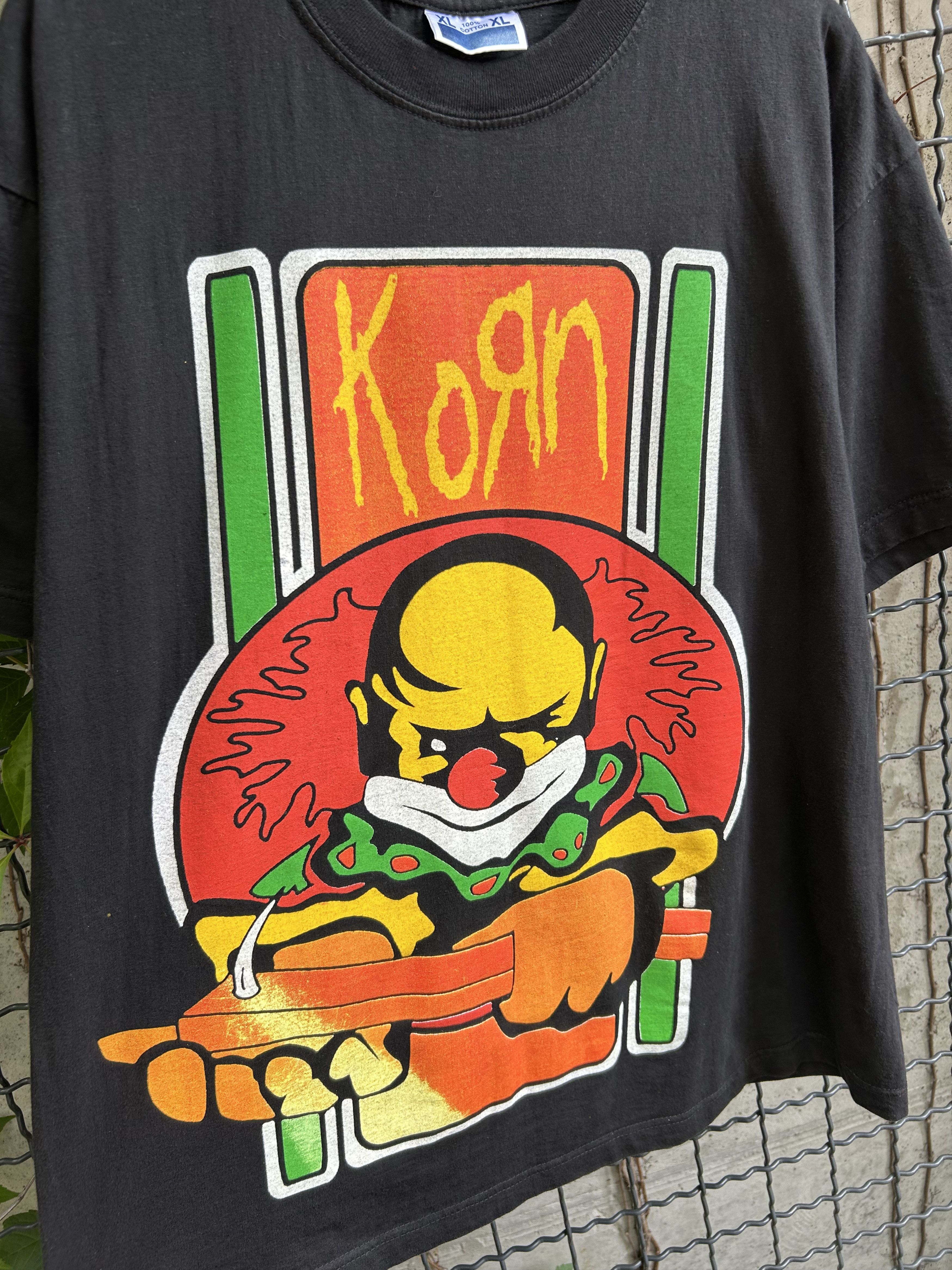 Band Tees Vintage 90s Korn Rock Band T-shirt Size US XL / EU 56 / 4 - 3 Thumbnail