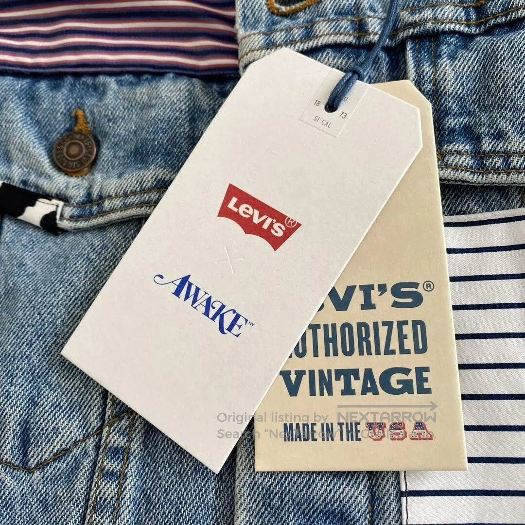 Levi's levi's x awake ny patchwork denim jacket. Size US L / EU 52-54 / 3 - 7 Thumbnail