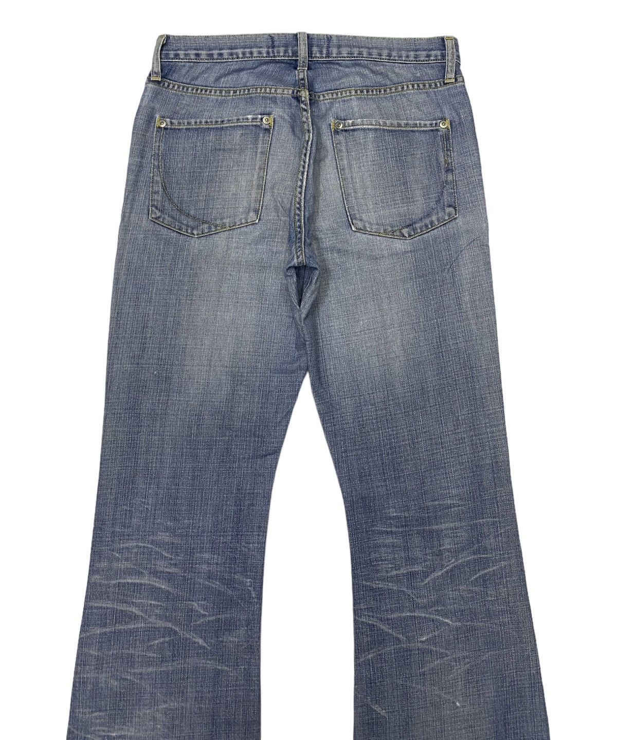 If Six Was Nine 🔥PAPER DENIM & CLOTH FLARE JEANS DISTRESS DENIM BOOTCUT Size US 31 - 6 Thumbnail