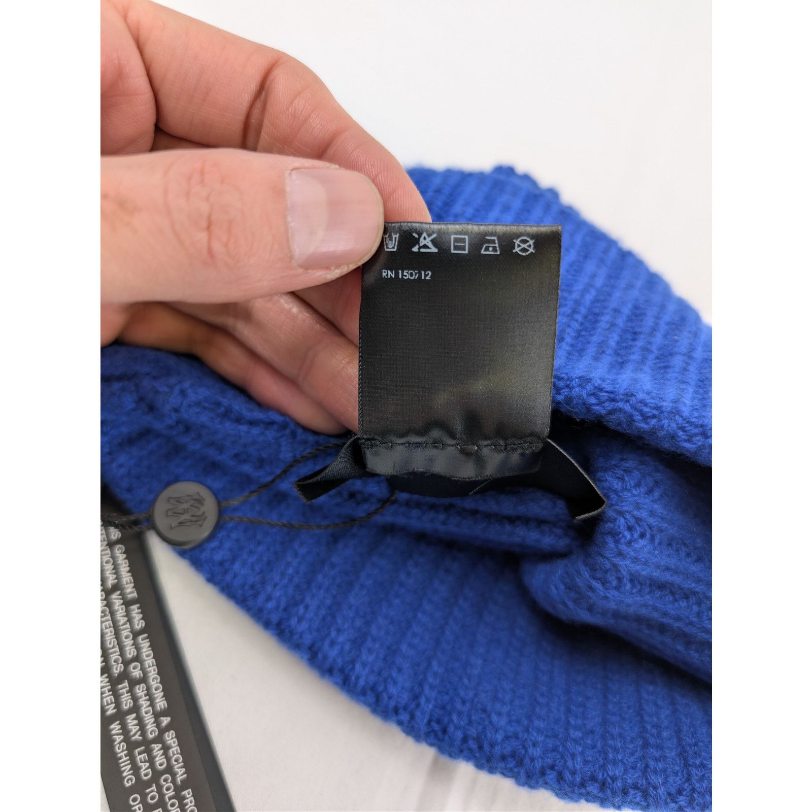 Amiri o1rshd1 Size: OS / MA Beanie Cap / Hat in Blue Size ONE SIZE - 11 Thumbnail