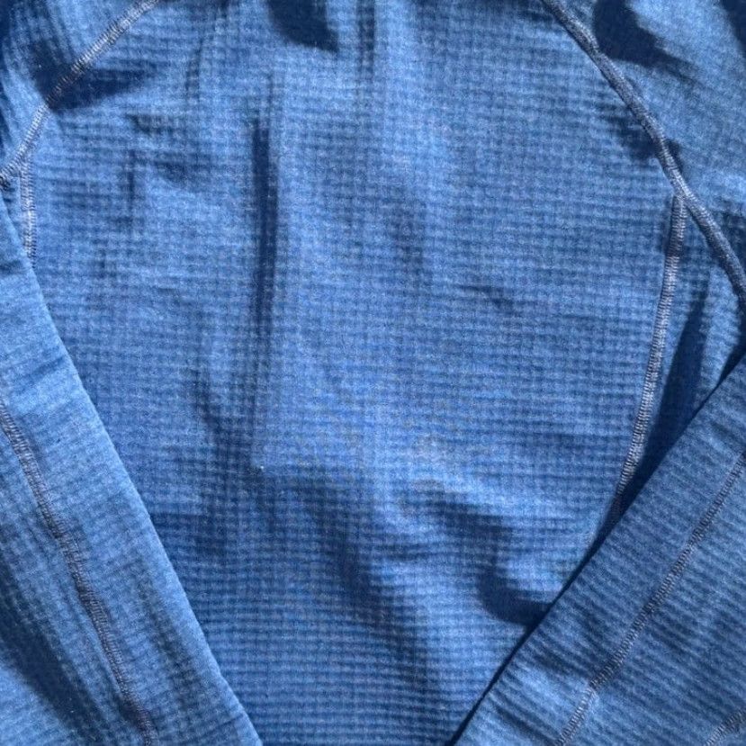 Patagonia Patagonia Women’s S R1 Regulator Waffle Flash 1/2 Zip Fleece Pullover Midlayer Blue Size S / US 4 / IT 40 - 5 Thumbnail