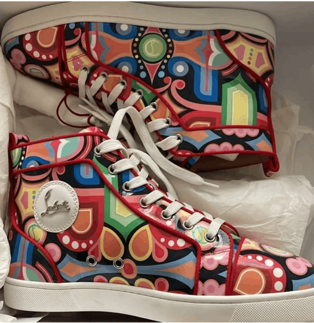 Christian Louboutin Christian Louboutin Louis Orlato Flat Patent Tivoli/GG Size US 13 / EU 46 - 2 Thumbnail