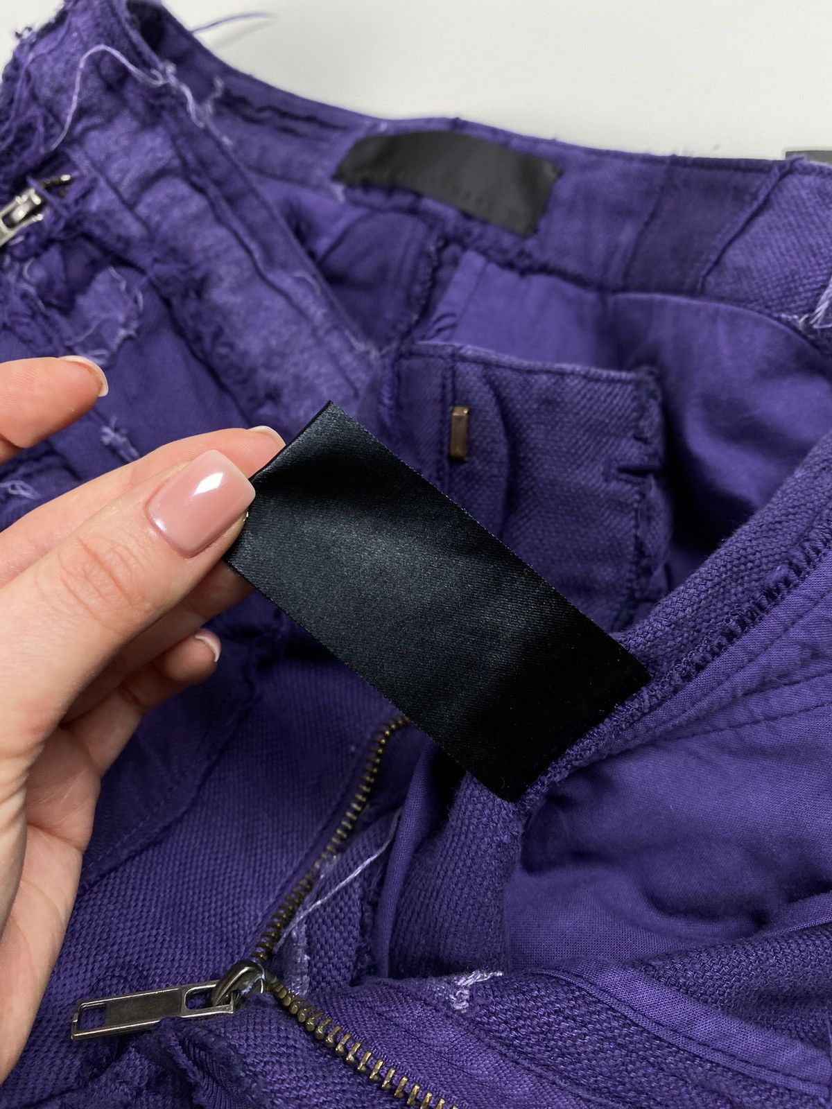 Haider Ackermann BNWT! Haider Ackermann ladies patchwork cropped pants Size 25" / US 0 / IT 36 - 18 Thumbnail
