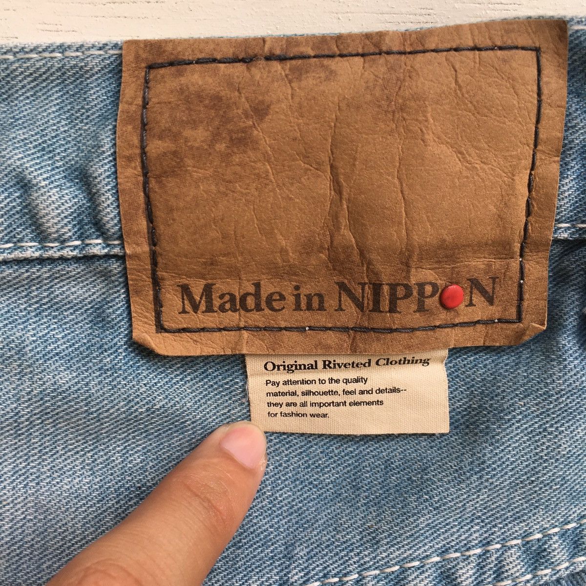 Japanese Brand × Vintage Vintage Back Number Paint Splash Jeans Size US 31 - 18 Thumbnail