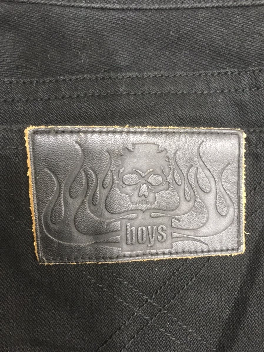 Japanese Brand BATSU Japanese Punk Studio Half Cargo Multizipper Denim Size US 32 / EU 48 - 12 Thumbnail