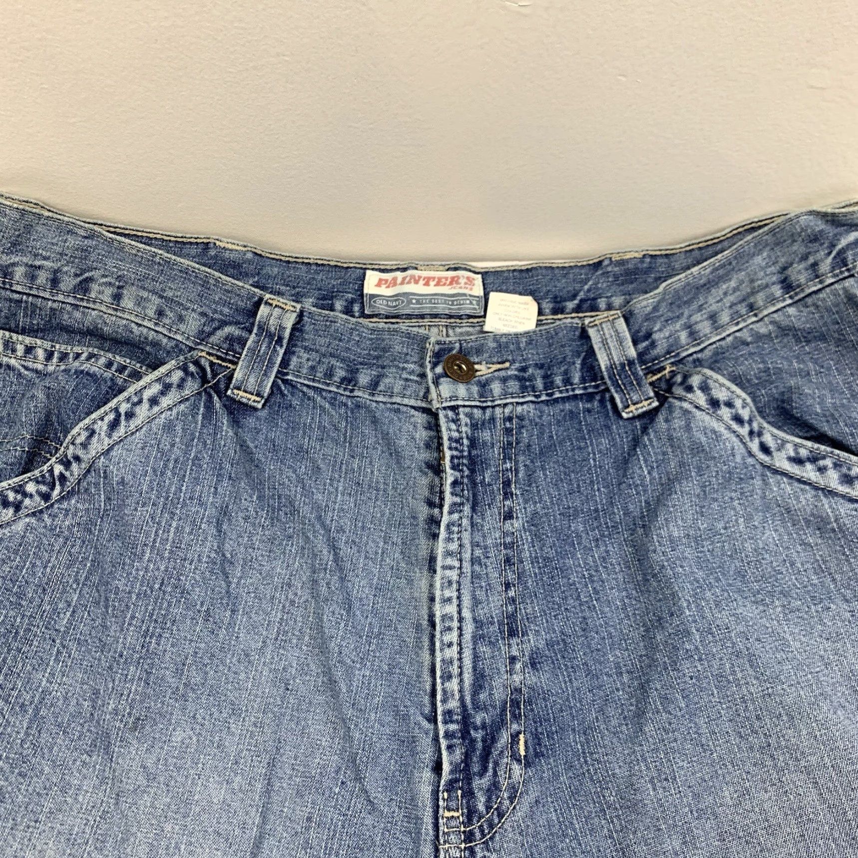 Old Navy VINTAGE Old Navy Jeans Adult 36x32 Blue Baggy Fit Grunge USA 90s Mens Size US 36 / EU 52 - 4 Thumbnail
