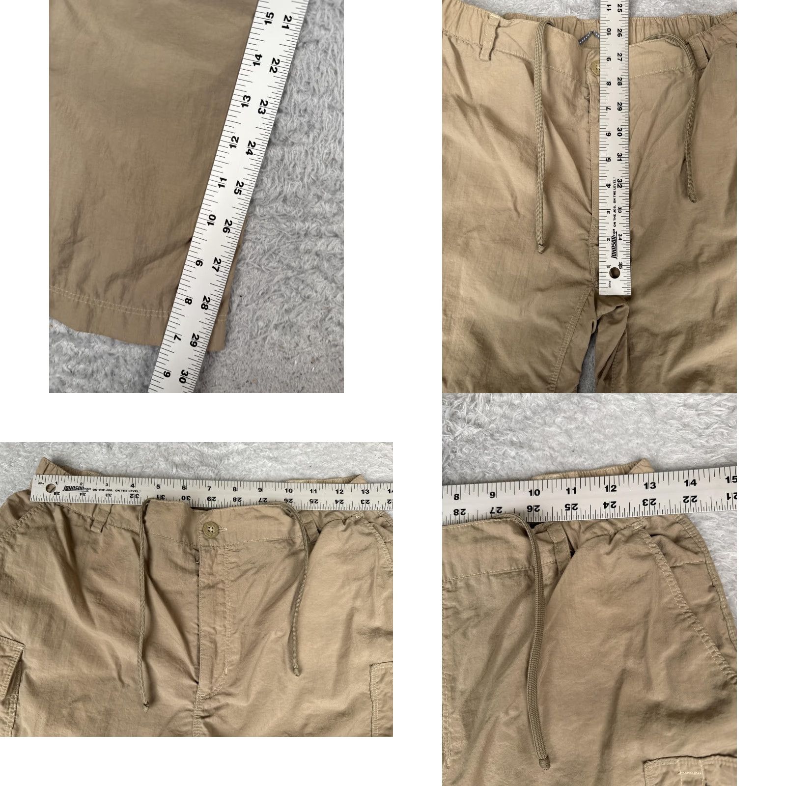 The North Face VINTAGE The North Face Pants Womens Medium Beige Hiking Nylon Elastic Waist Trail Size 32" / US 10 / IT 46 - 8 Thumbnail