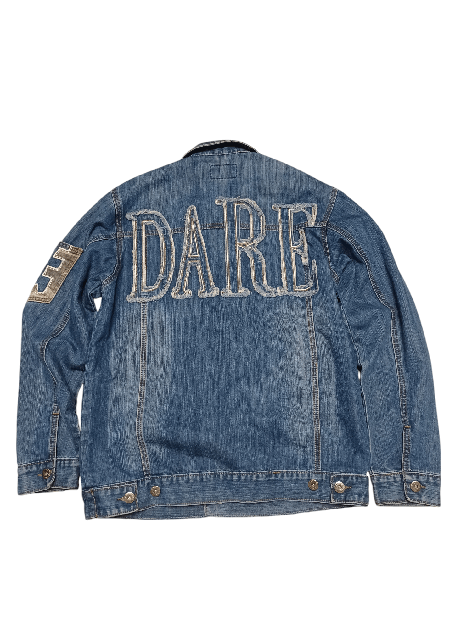 D.A.R.E D.A.R.E BIGLOGO EMBROIDERED VINTAGE DENIM JACKET NO DRUGS! Size US L / EU 52-54 / 3 - 1 Thumbnail