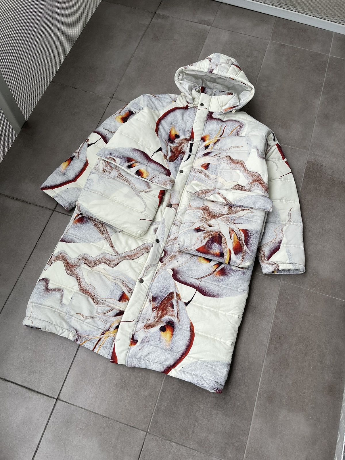 Henrik Vibskov !DS! AW22 Henrik Vibskov Tabasco Long Puffer Jacket Size L / US 10 / IT 46 - 9 Thumbnail