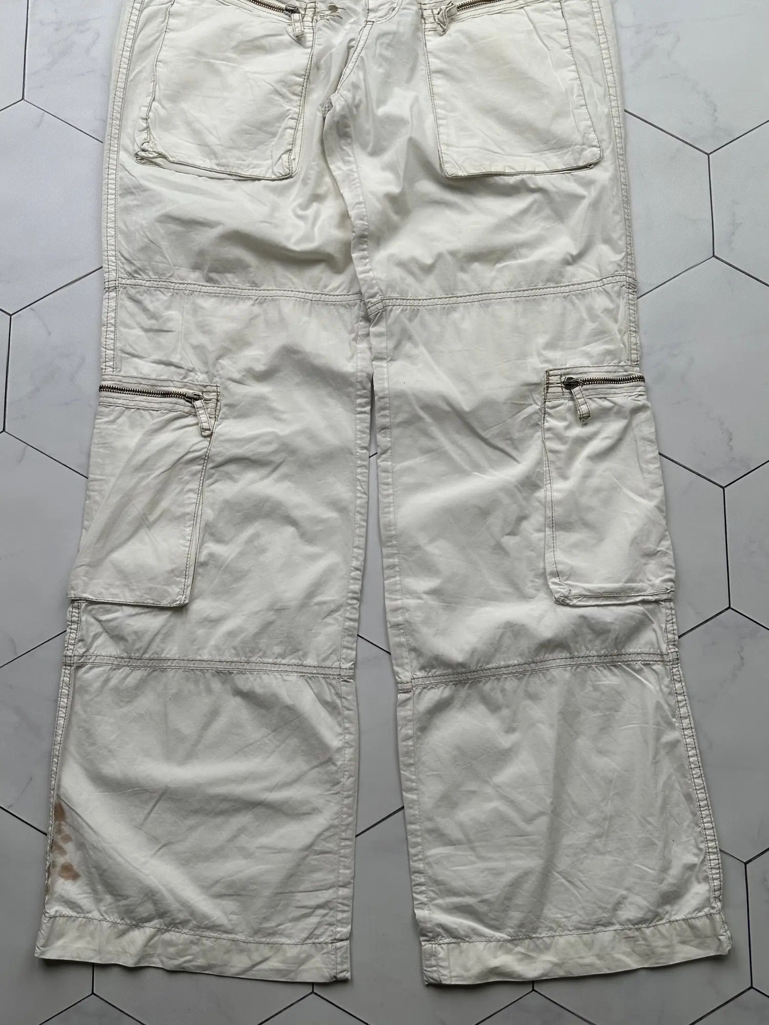 Japanese Brand Vintage Wide Cargo Pants (B490)E2 Size US 32 / EU 48 - 3 Thumbnail