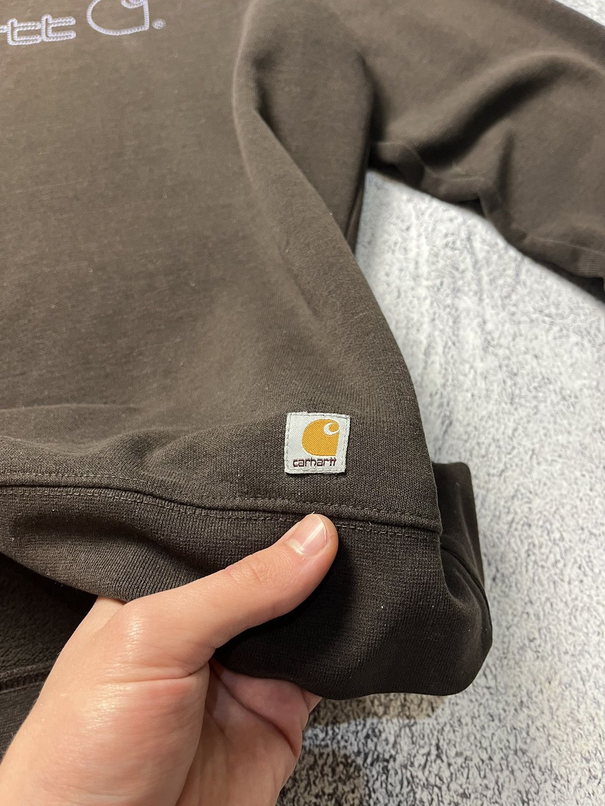 Carhartt Vintage Carhartt For Women Y2K Sweatshirt Big Logo Size L Size L / US 10 / IT 46 - 11 Thumbnail