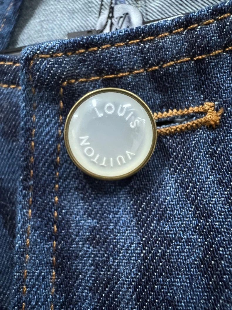 Louis Vuitton Louis Vuitton FW25 collarless denim studded full-width log Size US L / EU 52-54 / 3 - 3 Thumbnail