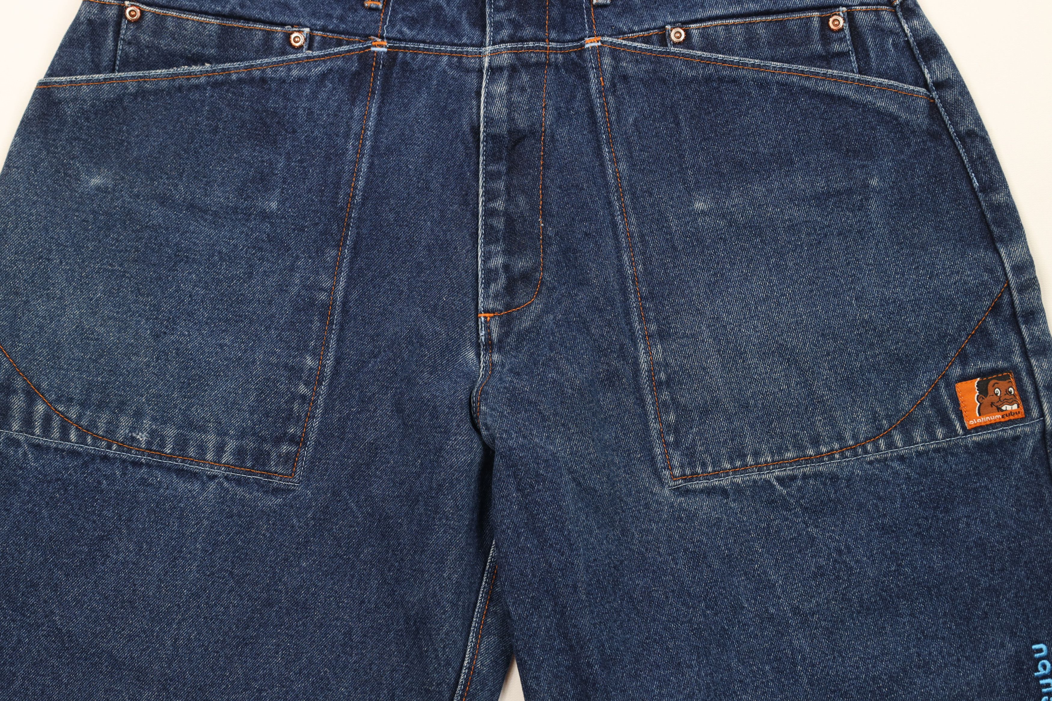 Fubu Vintage 90s Y2K FUBU and the Junkyard Gang Denim Shorts Size US 34 / EU 50 - 3 Thumbnail