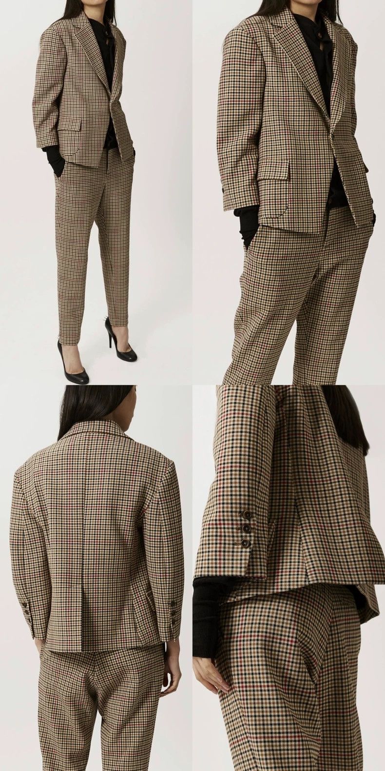 Vivienne Westwood Vivienne Westwood Vintage plaid nine-sleeve suit jacket Size M / US 6-8 / IT 42-44 - 3 Thumbnail