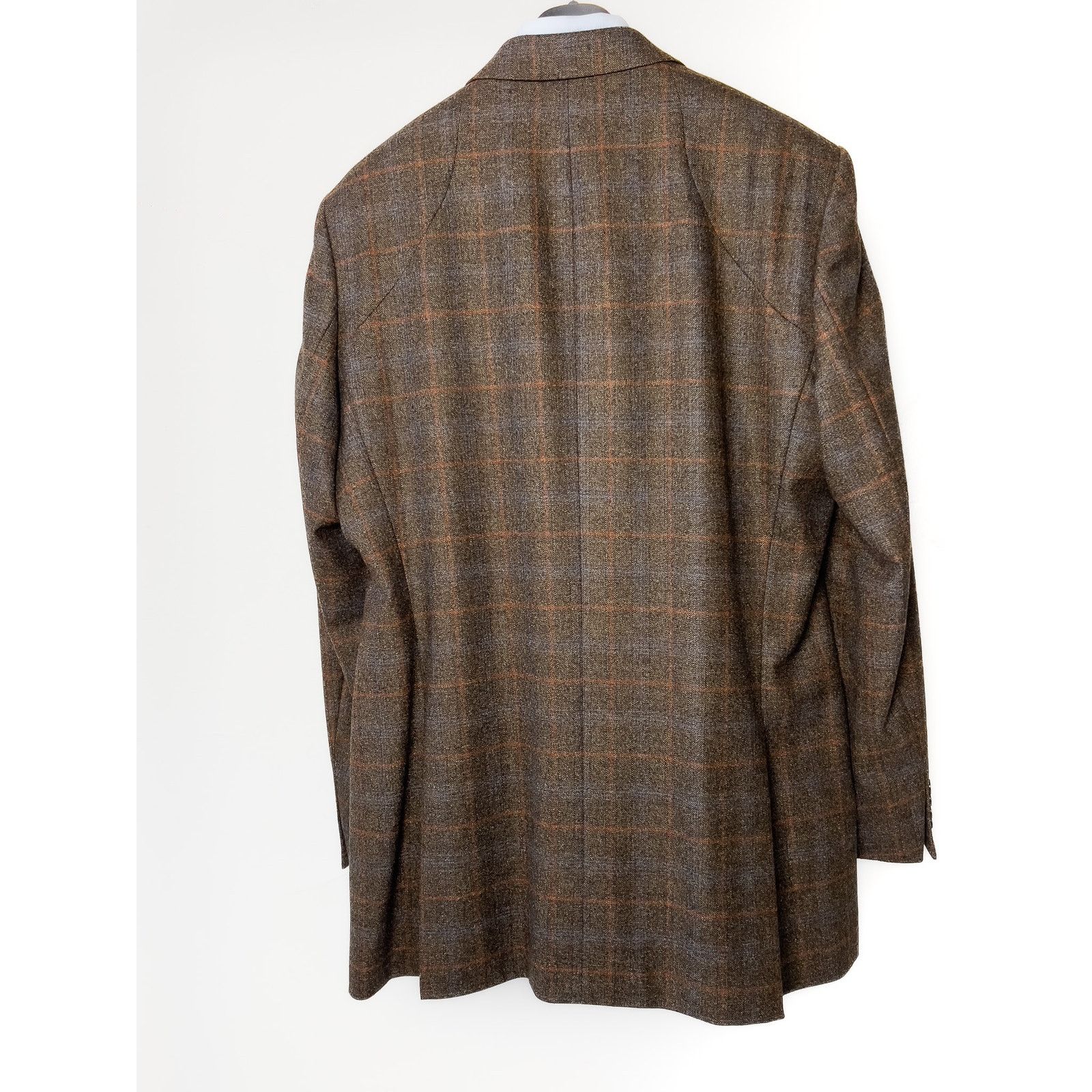 Loro Piana Merino Wool Windowpane Blazer, EU 106 Size 44L - 3 Thumbnail