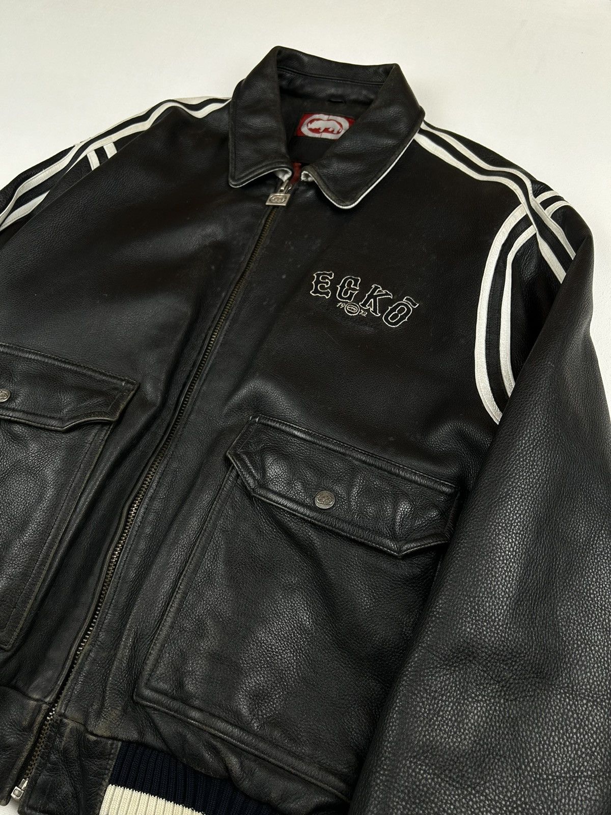 Ecko Unltd. × Vintage 90s-2000s Ecko Unlimited Leather Jacket