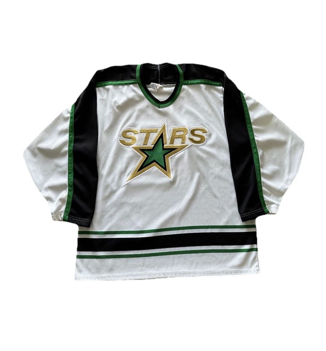 VTG 90s NHL Maska CCM Inaugural Season Dallas Stars Jersey