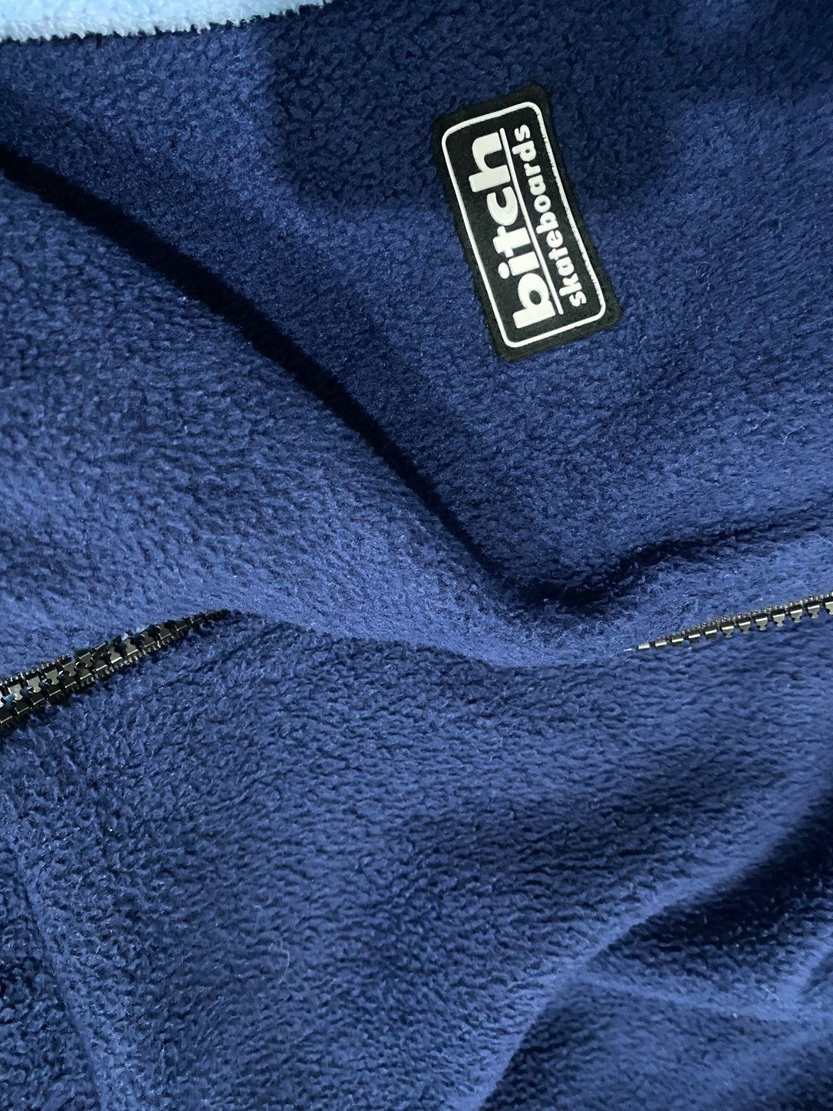 Vintage Vintage Bitch Skateboards Full Zip Hoodie Size US L / EU 52-54 / 3 - 7 Thumbnail