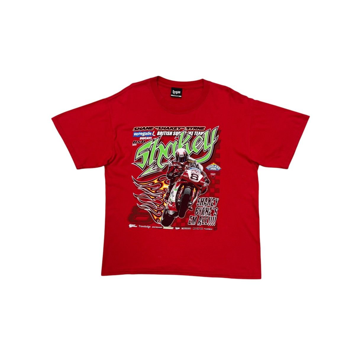 Ducati × Vintage Vintage Byrne Shane #8 Shakey Ducati Racing 2002 T-Shirt Size US L / EU 52-54 / 3 - 1 Thumbnail