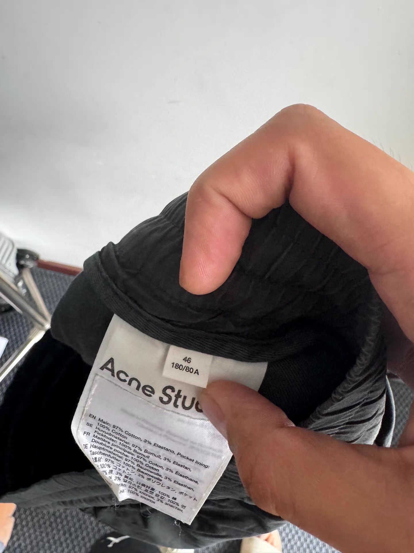 Acne Studios Acne Studios Washed Grey Shorts Q17 Size US 34 / EU 50 - 5 Thumbnail
