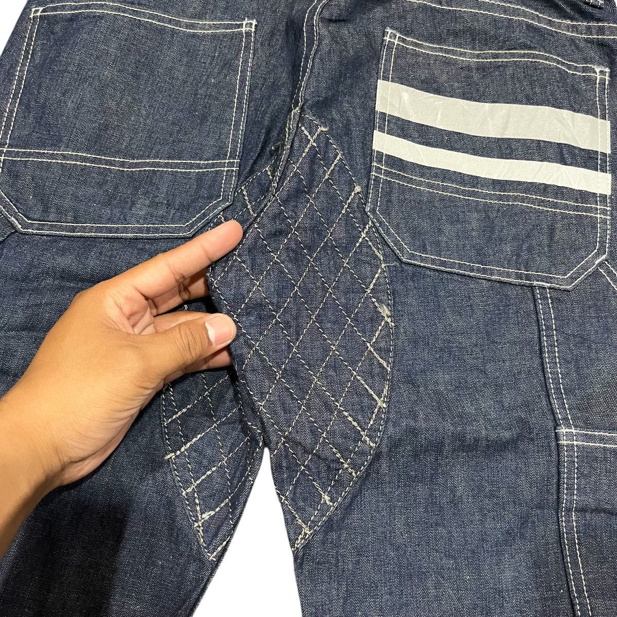 Momotaro Jeans Momotaro Jeans 10.5oz Double Hip Reflective Cropped WorkPant Size US 30 / EU 46 - 3 Thumbnail