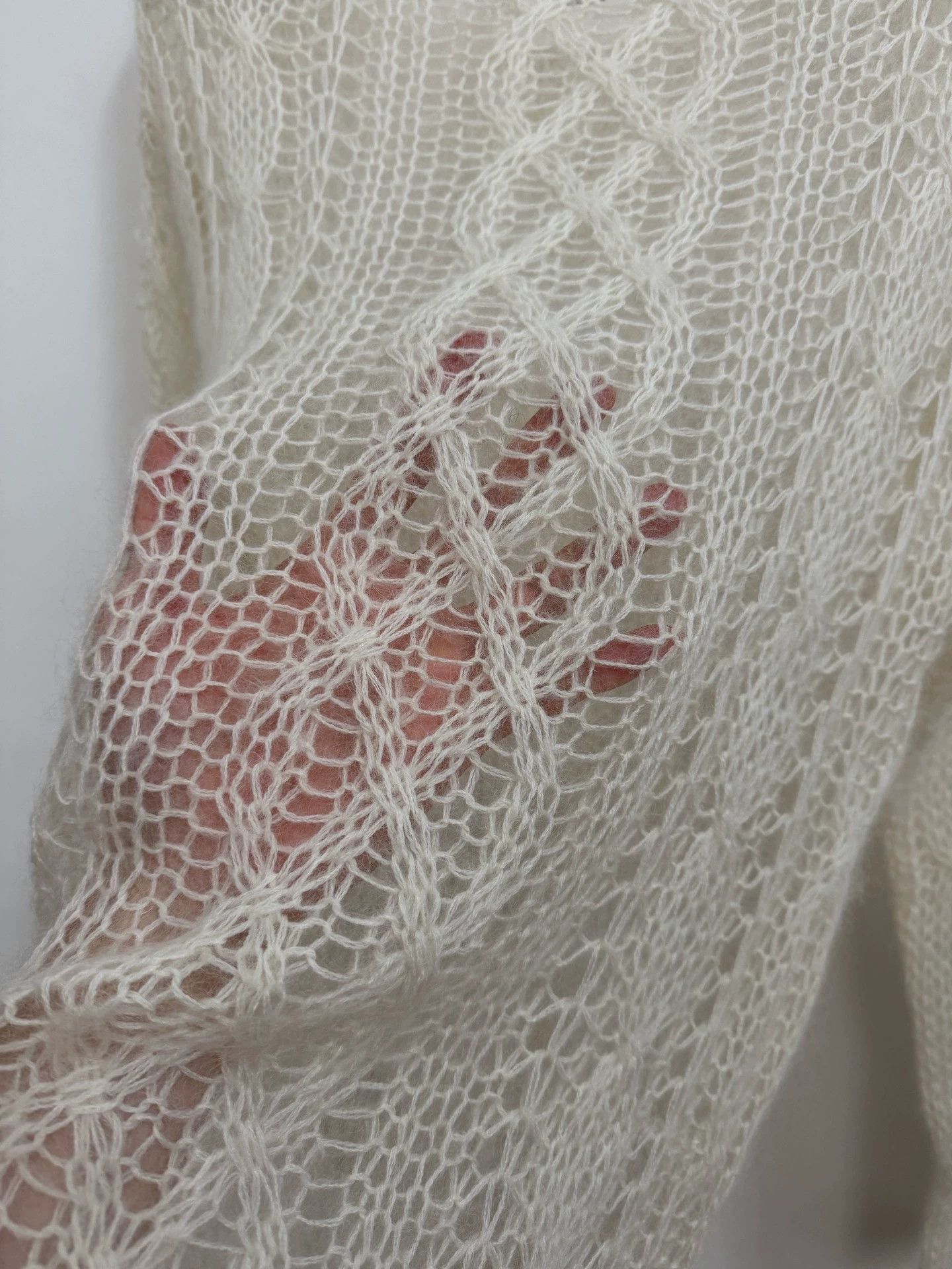 Takahiromiyashita The Soloist. TAKAHIROMIYASHITA THE soloist open knit sweater 44 Size US S / EU 44-46 / 1 - 6 Thumbnail