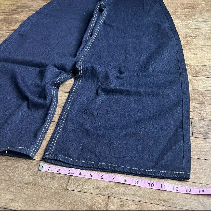 Jean × Vintage Baggy Navy Blue Denim Jeans Size US 32 / EU 48 - 3 Thumbnail