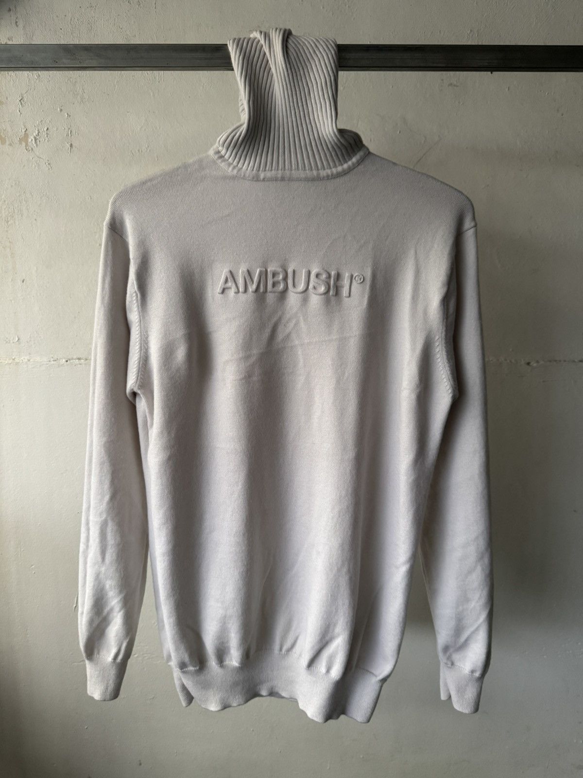 Ambush Design Ambush Embossed Logo Turtleneck Wool Sweater Size US M / EU 48-50 / 2 - 3 Thumbnail