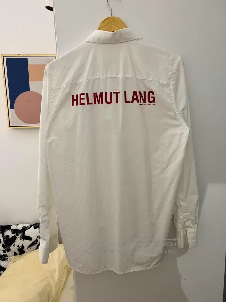 Helmut Lang Helmut Lang White Shirt Size US L / EU 52-54 / 3 - 1 Thumbnail