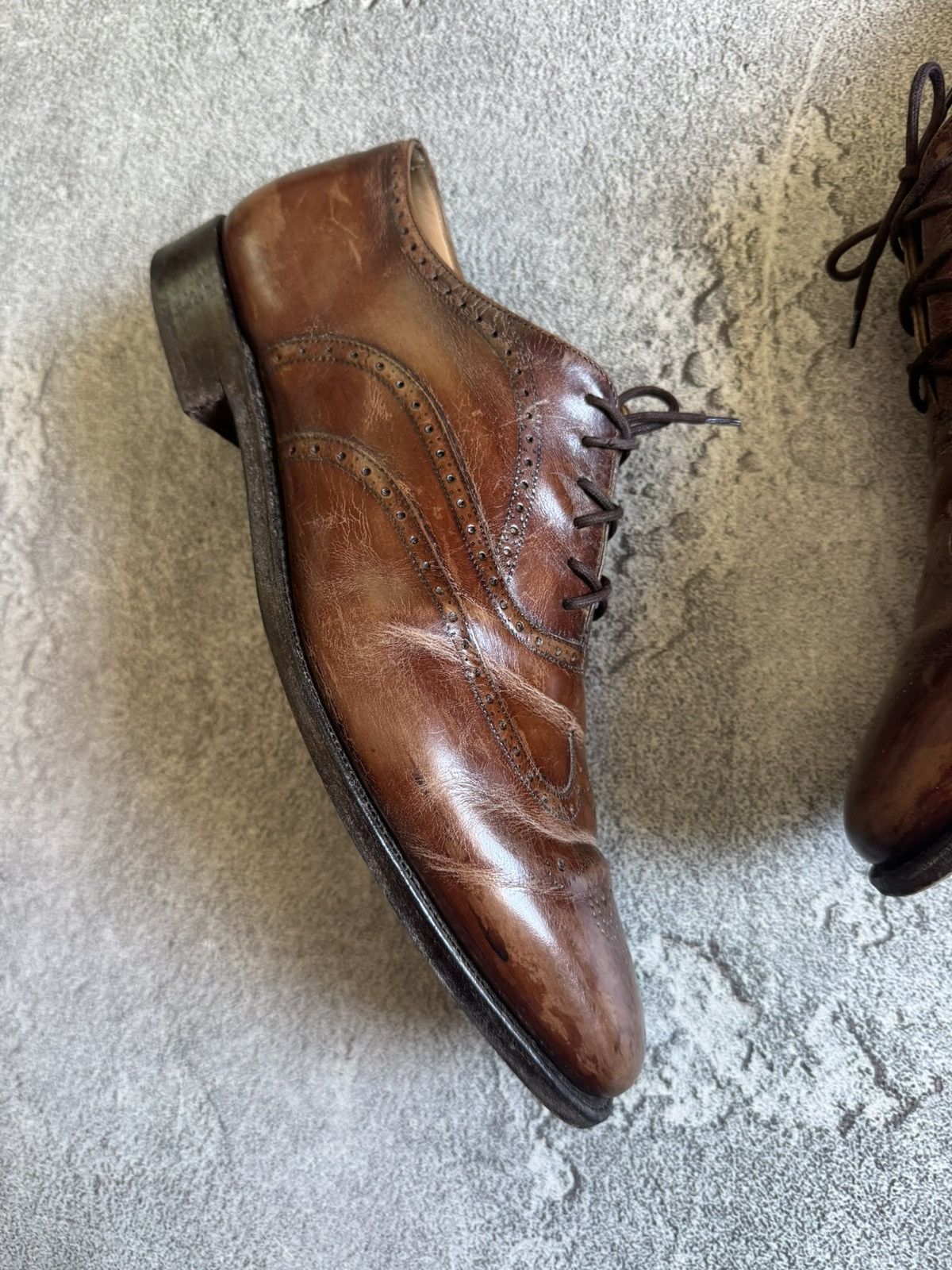 Church's Church’s 28.5cm brown leather shoes brogue shanghai casual Size US 10 / EU 43 - 4 Thumbnail