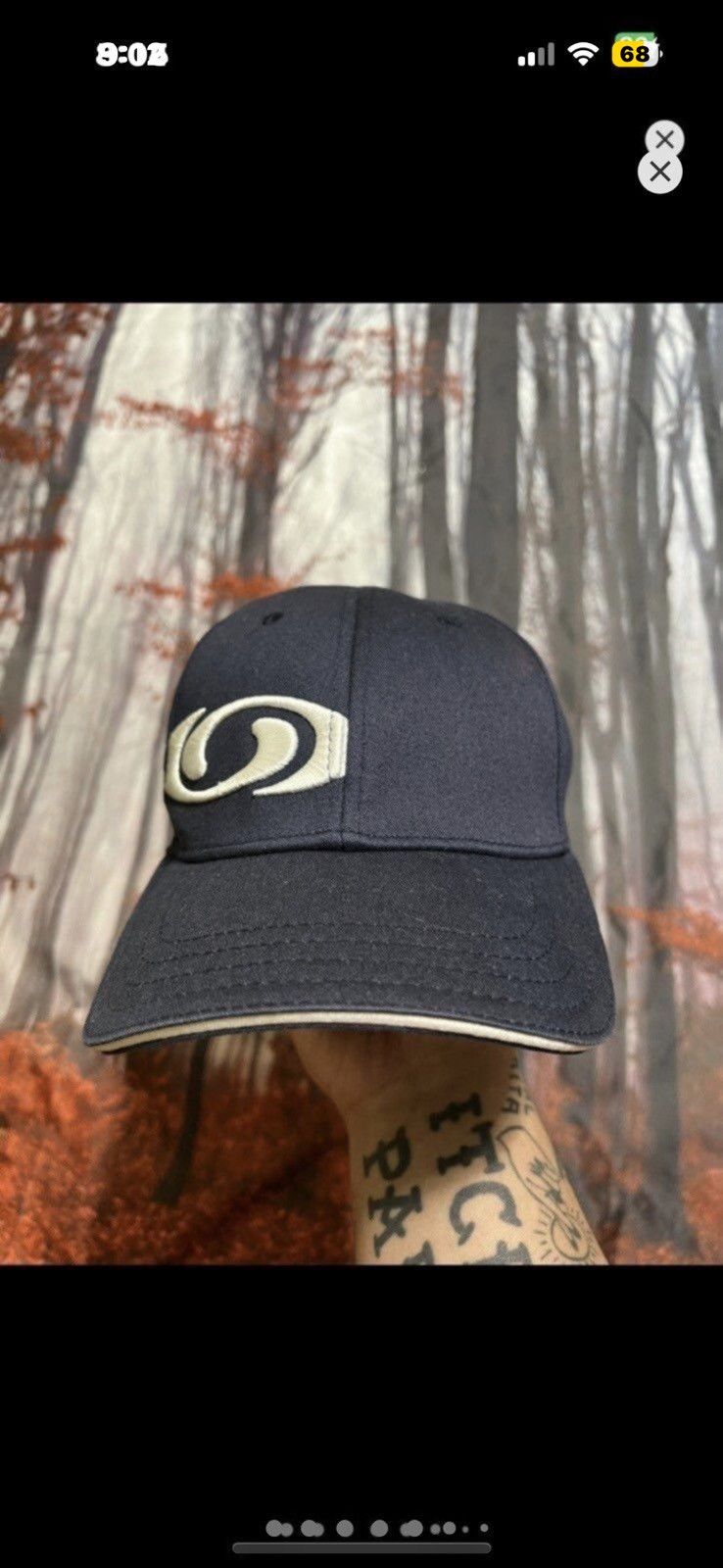 Salomon ***FINAL DROP***RARE 00s SALOMON TECHNICAL FITTED CAP S/M Size ONE SIZE - 1 Thumbnail
